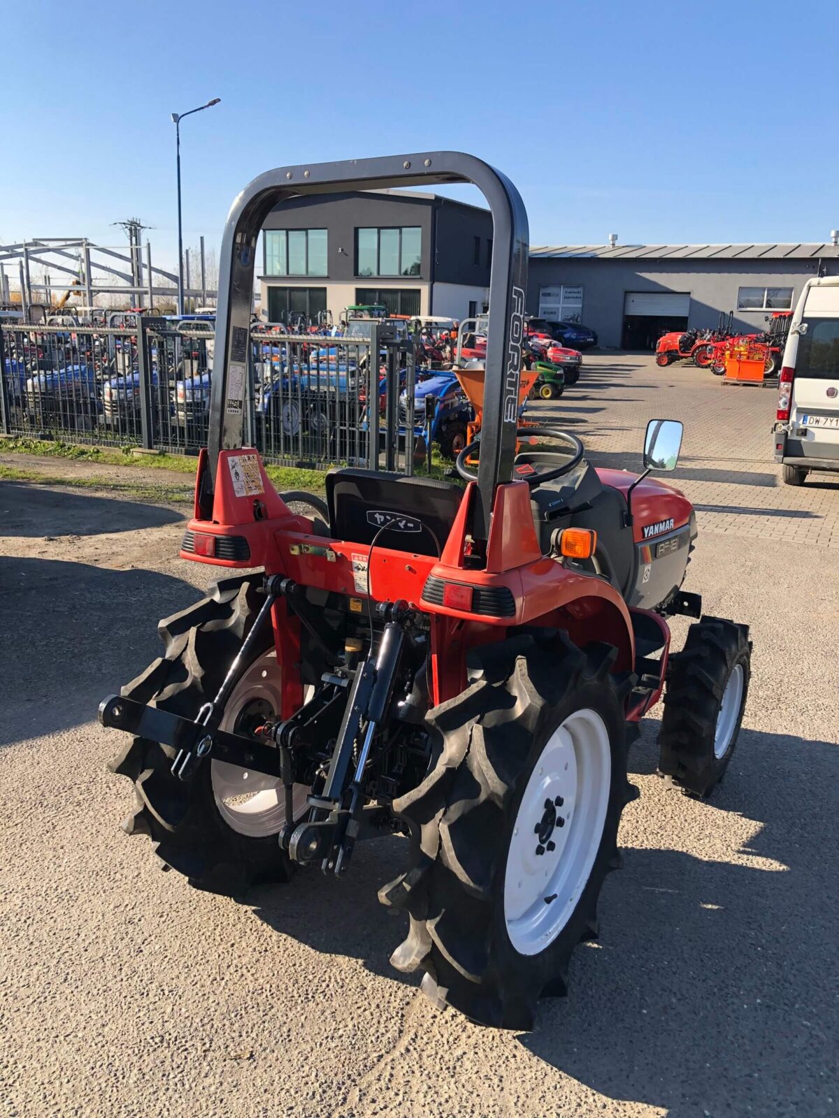 Traktorek Yanmar AF16 - wspomaganie kierownicy