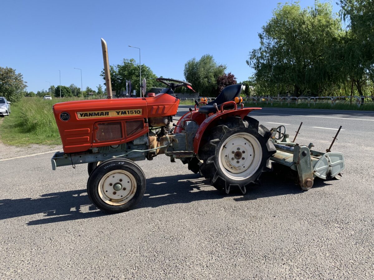 Traktorek Yanmar YM1510 2WD z glebogryzarką