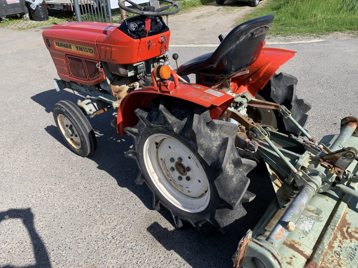 Traktorek Yanmar YM1510 2WD z glebogryzarką